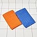 xenoz Exfoliating Wash Cloth & Back Scrubber for All Skin Types | Gentle Exfoliator for Smooth Skin, Luxurious Lather & Cooling Touch – Perfect for Back and Shoulders - Made in Korea (Orange & Blue)
