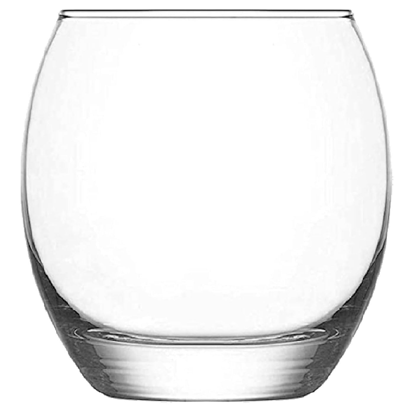 Acan Tradineur - Pack de 6 Cajas de 6 Vasos Modelo Empire - Capacidad: 405 ml - Fabricado en Vidrio Resistente - Apto para lavavajillas - Tamaño aprox: Ø 7 x 9,5 cm - 36 Uds Totales.