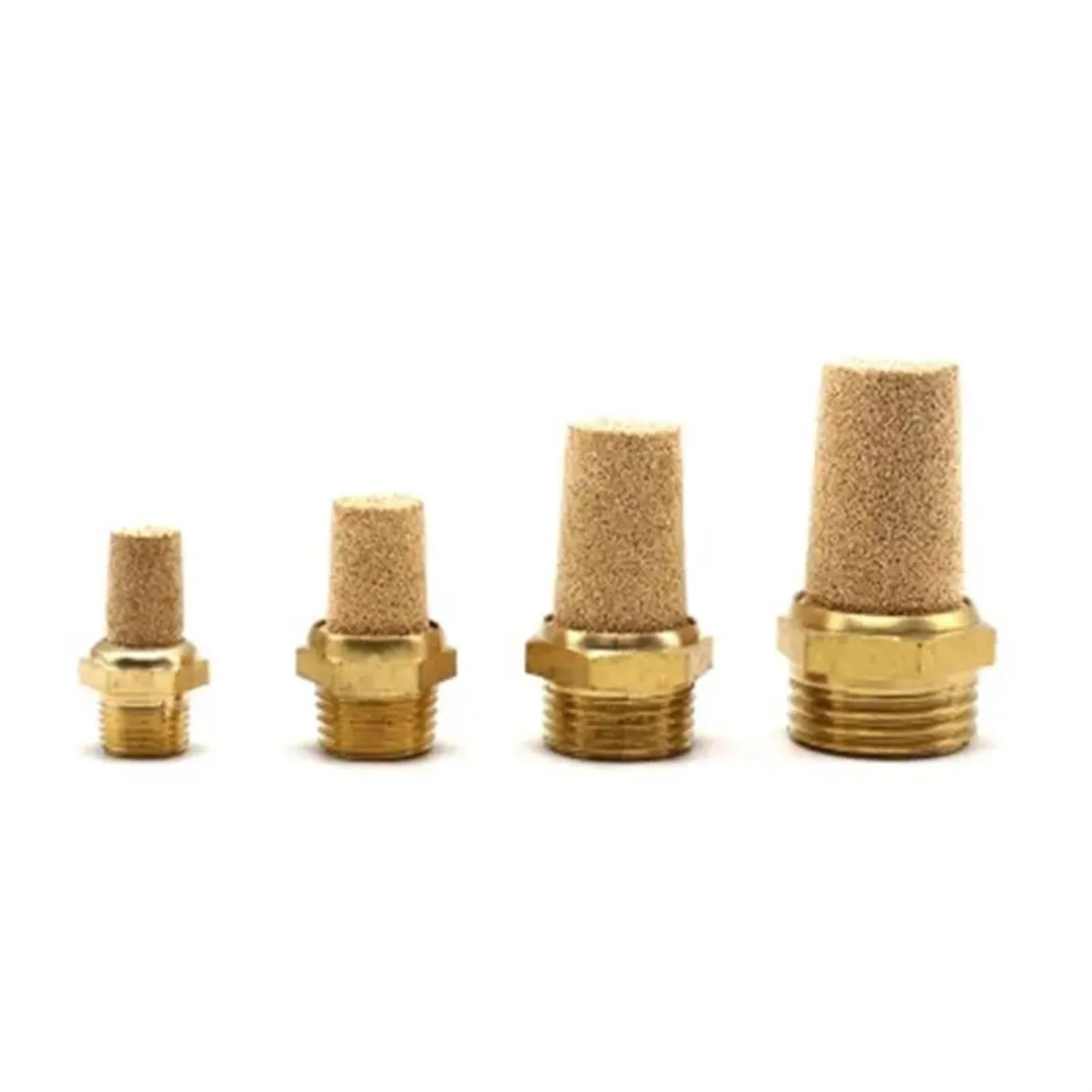 Válvula Solenoide neumática 24V DC 12V 4V410-15 silenciador 4mm 6mm 8mm 10mm 12mm Ajuste rápido AC 110v 220v 4V410 15 1 Uds (Color : With 10mm fittings, Size : AC110V)