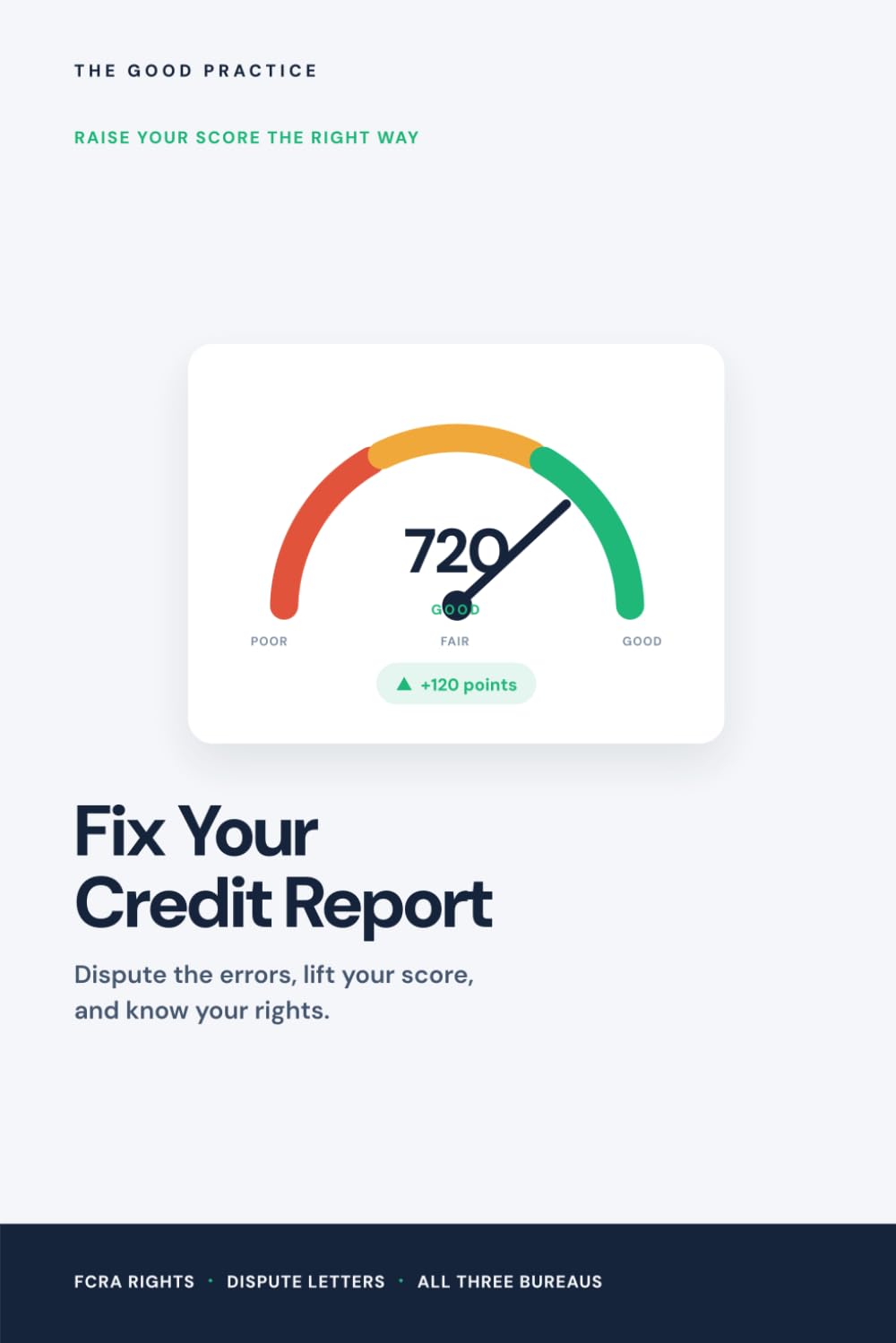 Fix Your Credit Report: The Playbook for Disputing Errors and Raising Your Score the Right Way (The Good Practice)