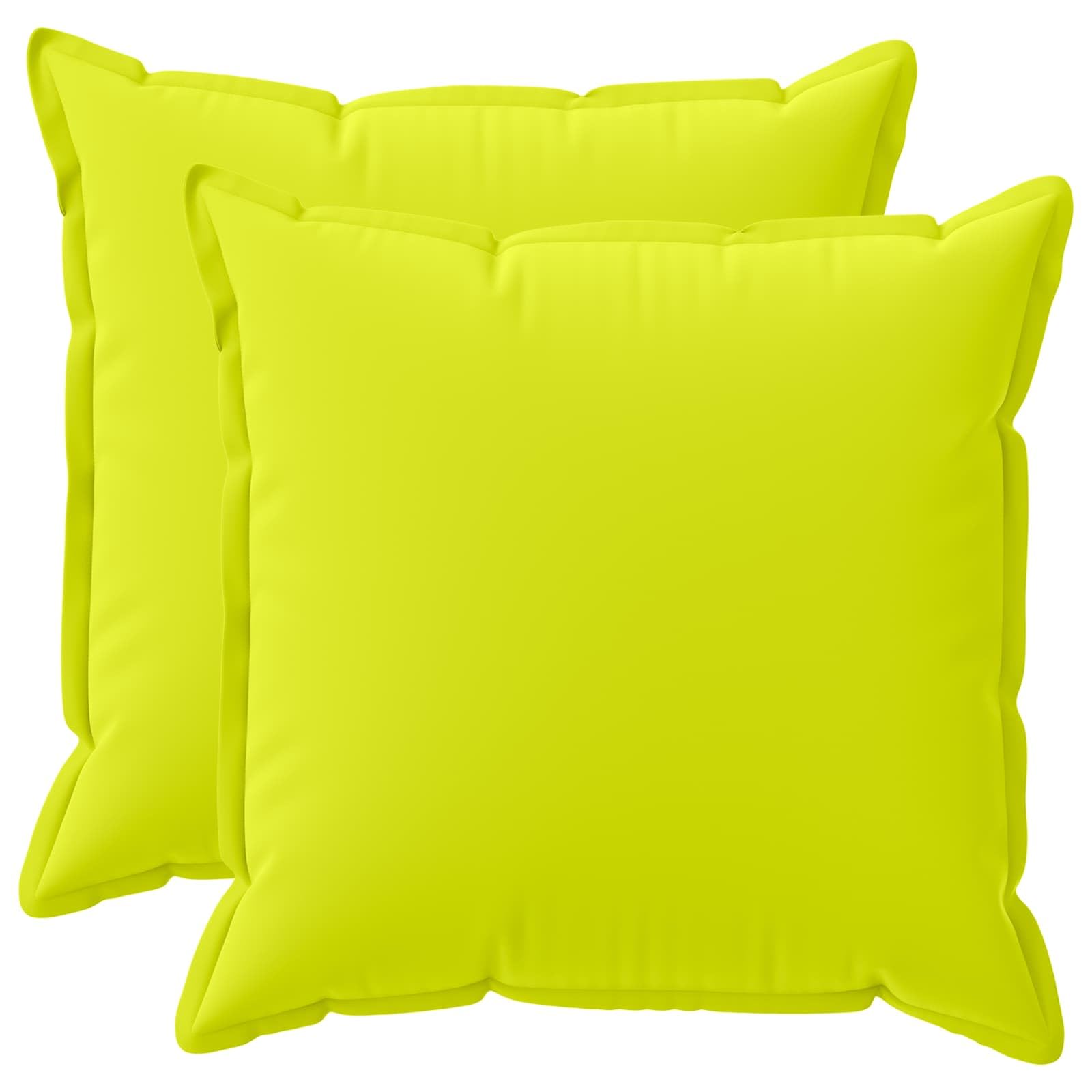 vidaXL Cushion Cover 2 pcs HOUTEN Bright Green 60 x 60 cm Polyester