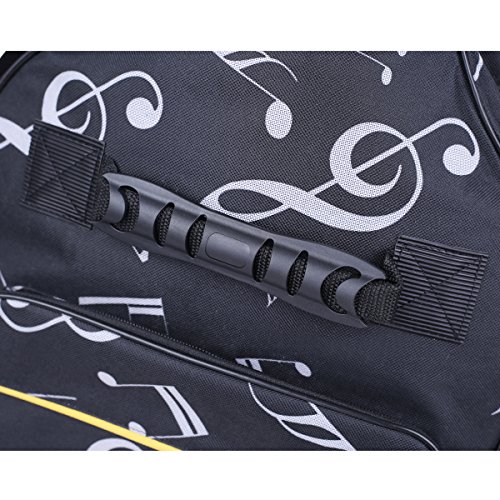 Étui de guitare Kingpoint en tissu Oxford et entièrement rembourré, avec bretelles de sac à dos Music Notes Pattern - Les Beatles, Paul McCartney, John Lennon, RIngo Starr, George Harrison Étui de guitare Kingpoint en tissu Oxford et entièrement rembourré, avec bretelles de sac à dos Music Notes Pattern – Image 7