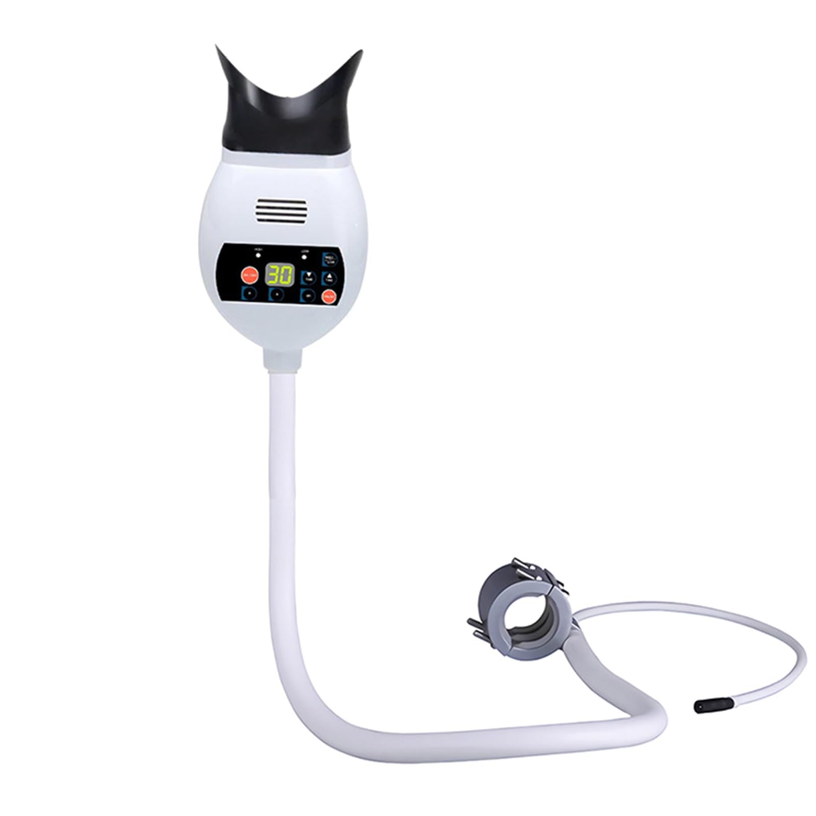 Jcgly Black Dental Teeth Whitening Led Accelerator Light, Professional Teeth Whitening Machine, Holding On Dental Chair(Black)