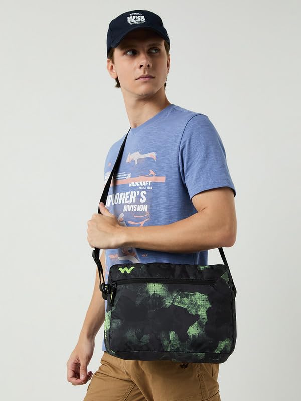 Image of wildcraft Polyester M Sling Normal Sling Bag /Messenger Bag /Cross Body Bag for Mens & Womens