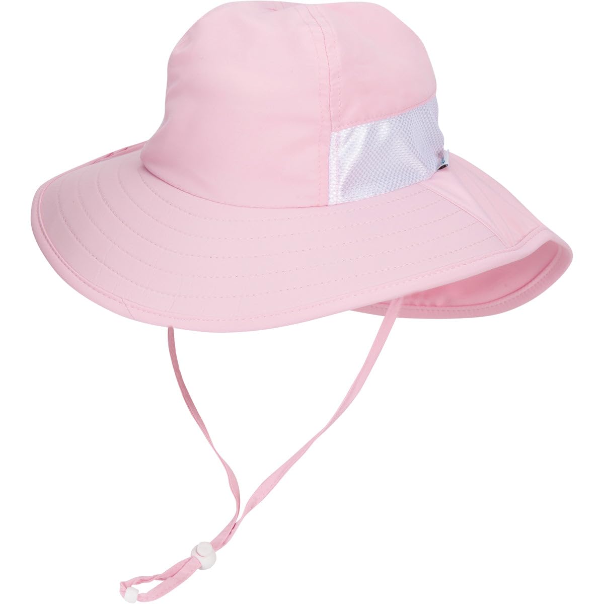 SwimZip Kids UPF 50+ Sun Protection Sun Hat with Wide Brim Front & Ear/Neck Flap Pink