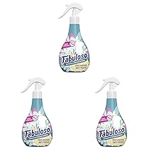 Fabuloso Spray per Tessuti Rinfresca e Rimuove Le Pieghe 250 ml, Elimina Le Pieghe, Rinfresca i Capi, Non Macchia i Tessuti Classici, Dermatologicamente Testato (Confezione da 3)