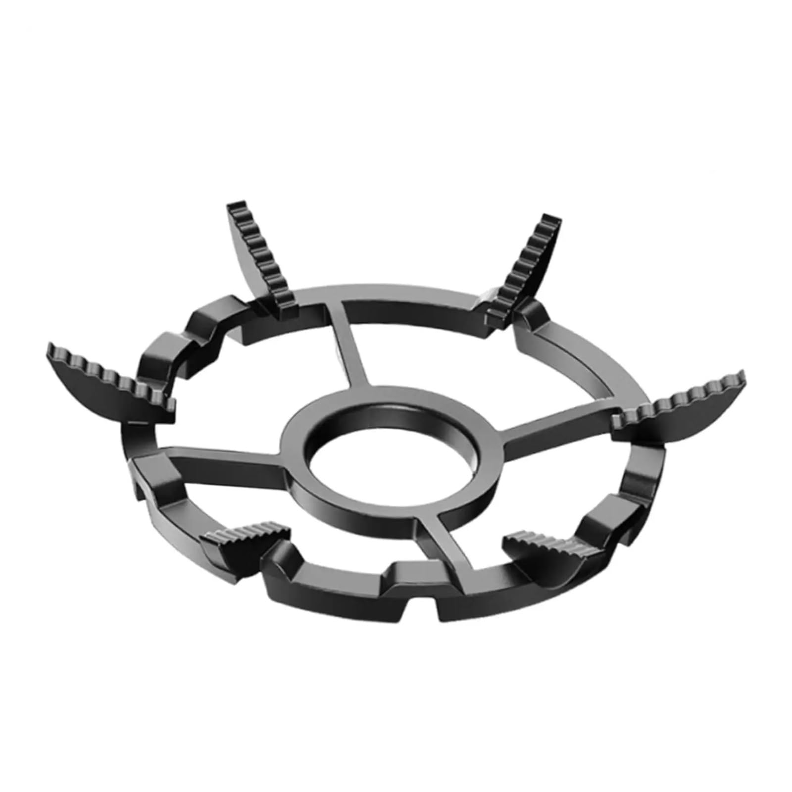 Zovloer One Color Cast Iron Wok Support Pot Rack Anti Slip Stovetop Stand For Gas Cooker