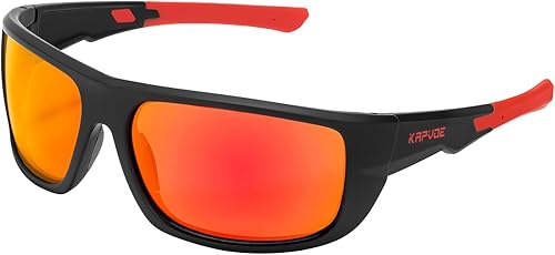 KAPVOE Gafas de sol deportivas polarizadas para hombres y mujeres, jóvenes, béisbol, pesca, ciclismo, correr, motocicleta, gafas UV400