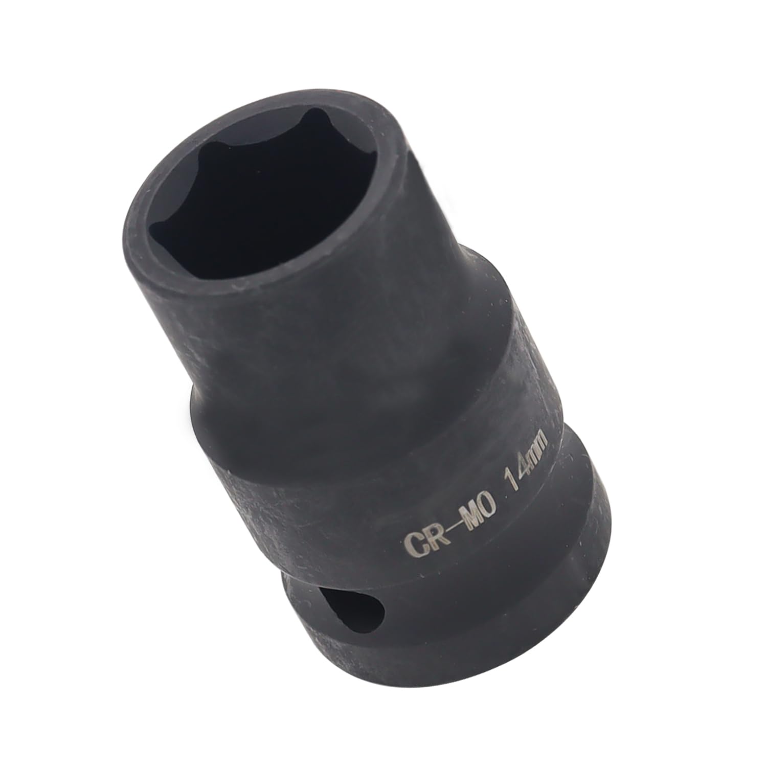 Youzzei 14mm Impact Socket 1/2" Drive 6pt Shallow Metric Socket CR-MO