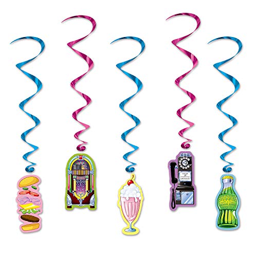 Beistle Soda Shop Whirls