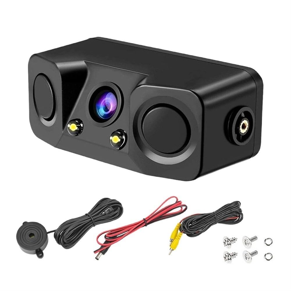 Sensore parcheggio PDC Kit sensore radar retromarcia per auto Visione notturna per auto Telecamera per retromarcia Sensore parcheggio con trasmettitore e ricevitore Radar Cam