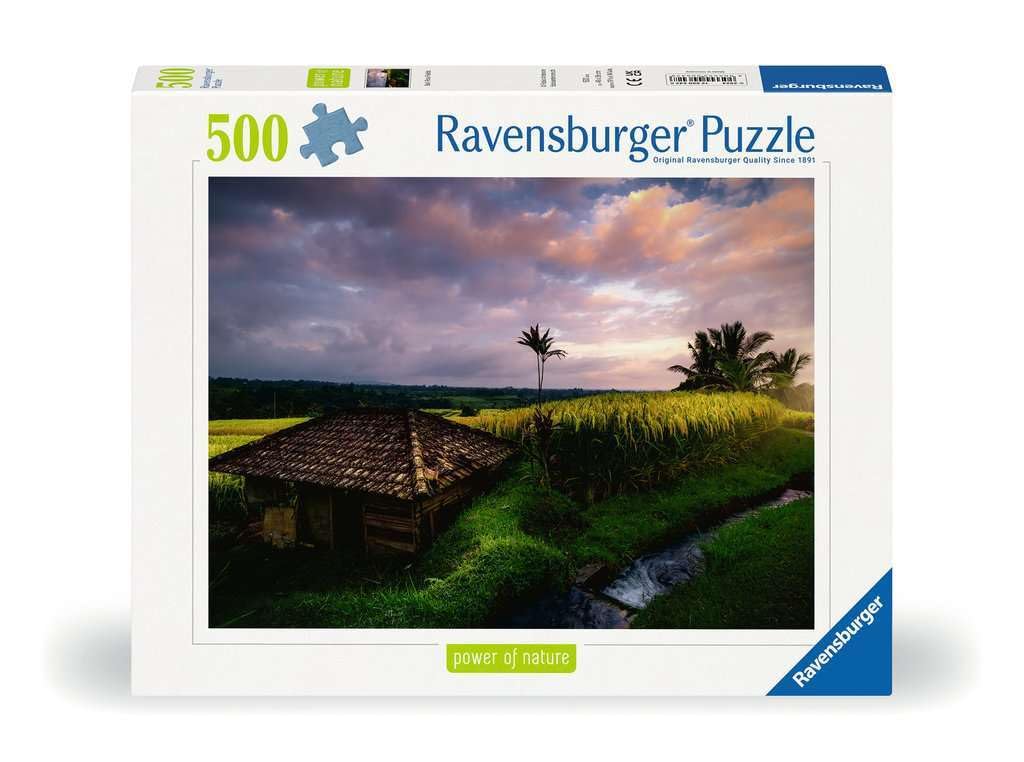 Ravensburger 12000642 - Risaie a Bali - puzzle 500 piezas – puzzle adultos y niños a patir de 12 años, puzzle paisaje y naturaleza