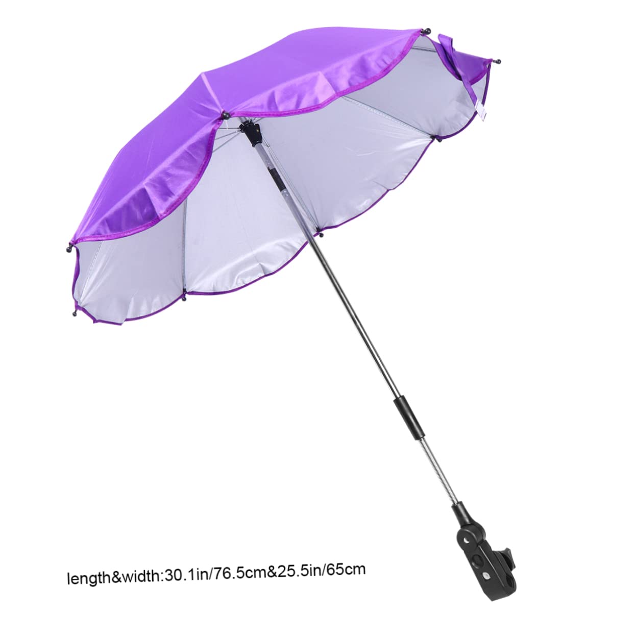GARVALON Cart Supplies Stroller Umbrella Sun Protection Easy Installation Perfect for Hot Summer Days