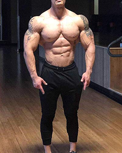 EVERWORTH Men's Joggers Sweatpants Men's Slim Jogger Pants Tapered Gym Running Workout Pant with Deep Pockets4
