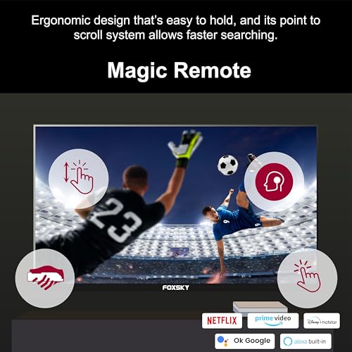 Foxsky 109 cm (43 inch) Frameless Series 4K Smart TV 43FS 4K (Black) 16 51l23t7S8rL