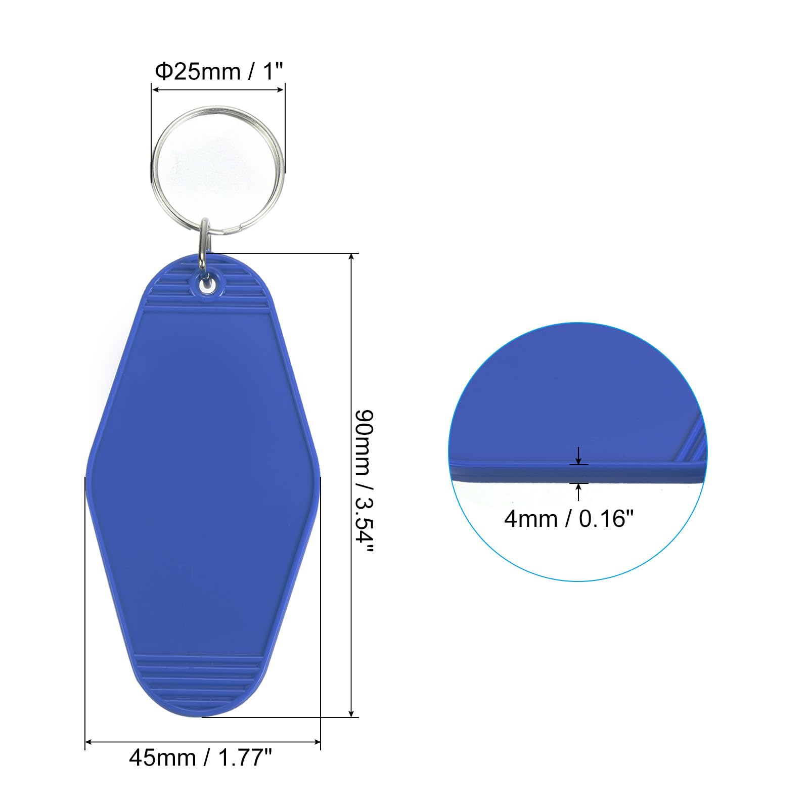 PATIKIL Vintage Motel Keychain - Image 2