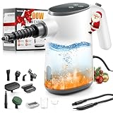 TEEVOGO Steam Cleaner for Home, 15s Fast Heat Up Handheld Steam Cleaner with 650ML Larger Capacity, Adjustable Portable Steamer for Cleaning Grout, Car, Couch, Furniture, Kitchen, Bathroom