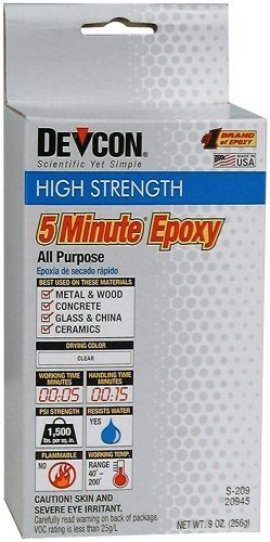 5 Min Epoxy- Two 4 1/2oz Bottles - GLU-720.90 by Devcon