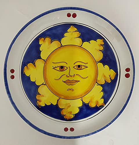 ceramica Piatto Centro tavola - Antiche Ceramiche di Santo Stefano di Camastra by Ceramiche Serravalle interamente realizzato a mano