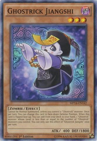 Yu-Gi-Oh! - Ghostrick Jiangshi (MP14-EN142) - Mega Pack 2014 - 1st Edition - Common