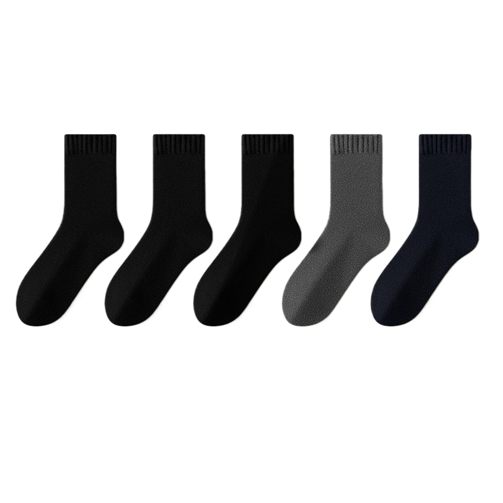 svlftecon Unisex Wool Winter Thermal Socks Cozy Warm Hiking Crew Boot Socks Wool for Winter Crew Series 27