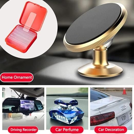 Zivora Waterproof Double Sided Stick Adhesive Stickers Reusable Tape Heavy Tap Special Transparent Seamless Sticker Multifunctional High Washable Double-Sided Sheets Stickers (Pack of 1) 4