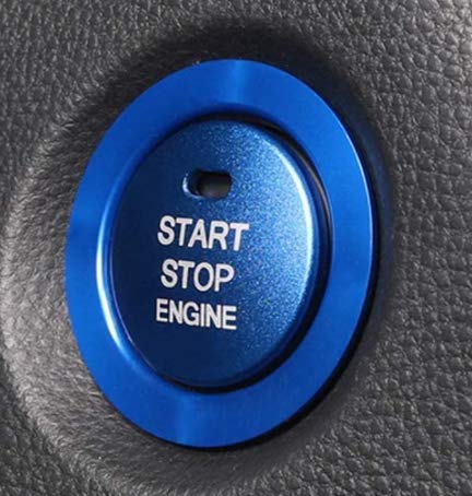 トヨタ専用 エンジンスタート スターターリング アルミカバー Corolla内装カスタムパーツ アクセサリーキズ防止防塵 取り付け簡単 車種専用設計2 pcsセット適合トヨタ カローラ 新型 ツーリング210系(2018年10月~)/カローラスポーツ 21