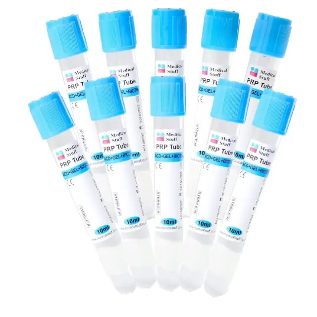 Biotin PRP Tuben für plättchenreiche Plasmatherapie – 50 Stück 10 ml ACD-Gel-Tuben
