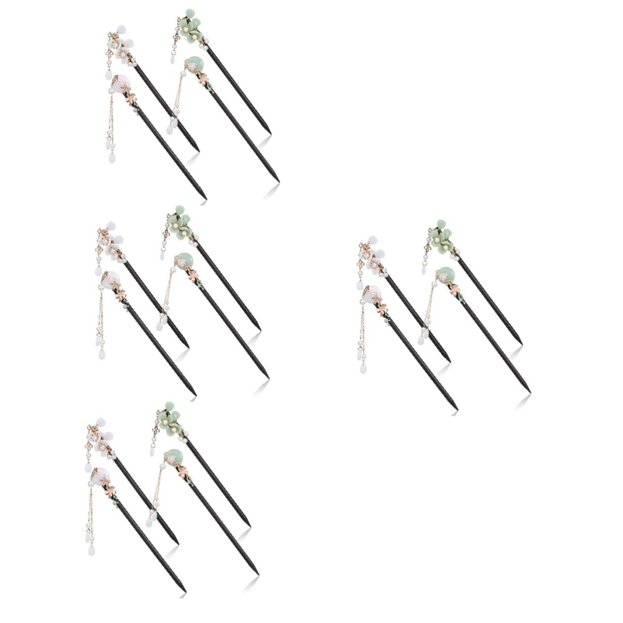 FOMIYES 16 Uds Horquillas Para El Pelo Retro Chino Horquillas Para Pelo Largo Horquilla China Palitos Para El Pelo Para Pelo Largo Palitos Para El Pelo De Madera Palillos Para El
