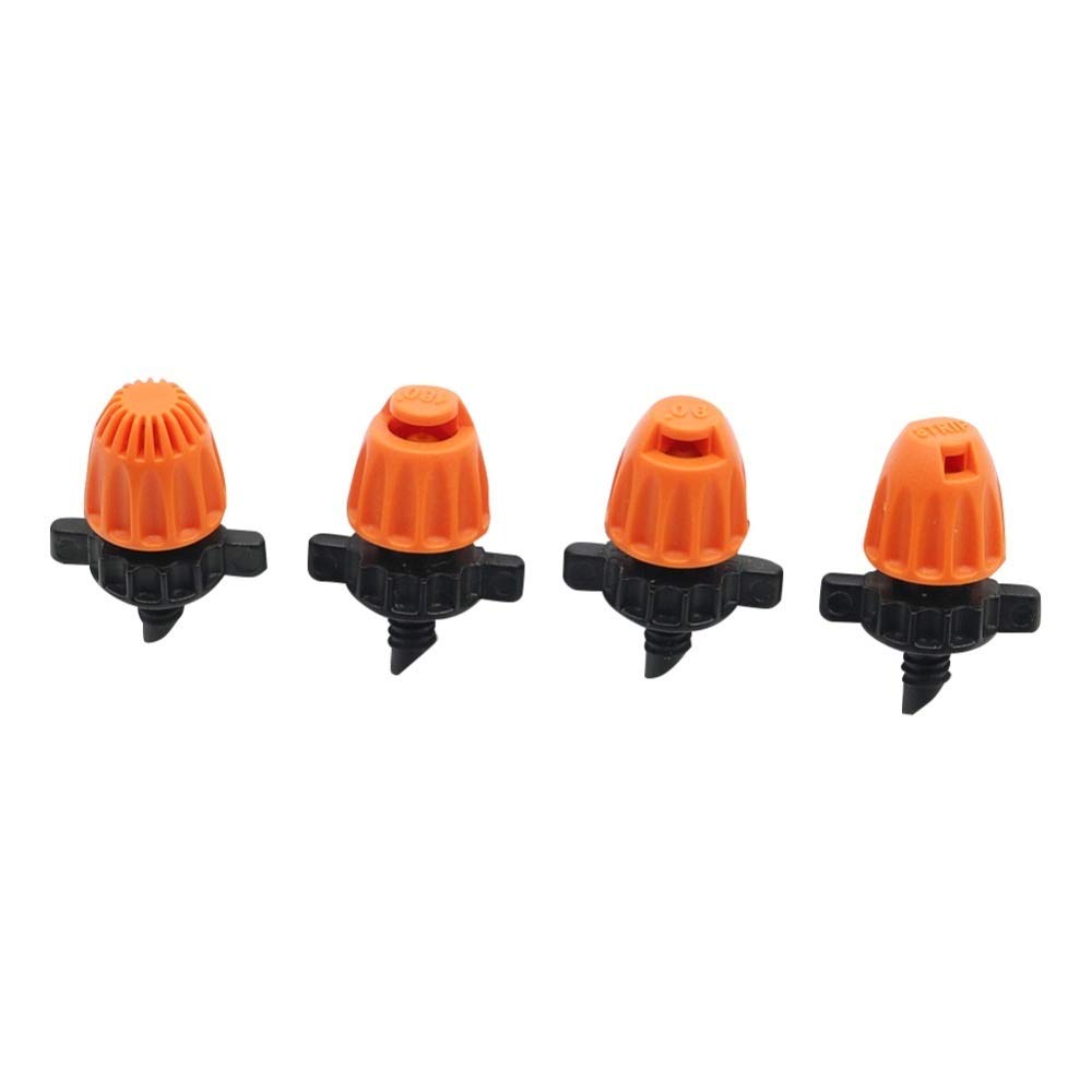 Irrigatore for prato da giardino Sistema di irrigazione Ugello a rifrazione con filettatura da 4 mm Angoli di spruzzo a strisce da 90 180 360 gradi Irrigazione da giardino Irrigatori for irrigazione a