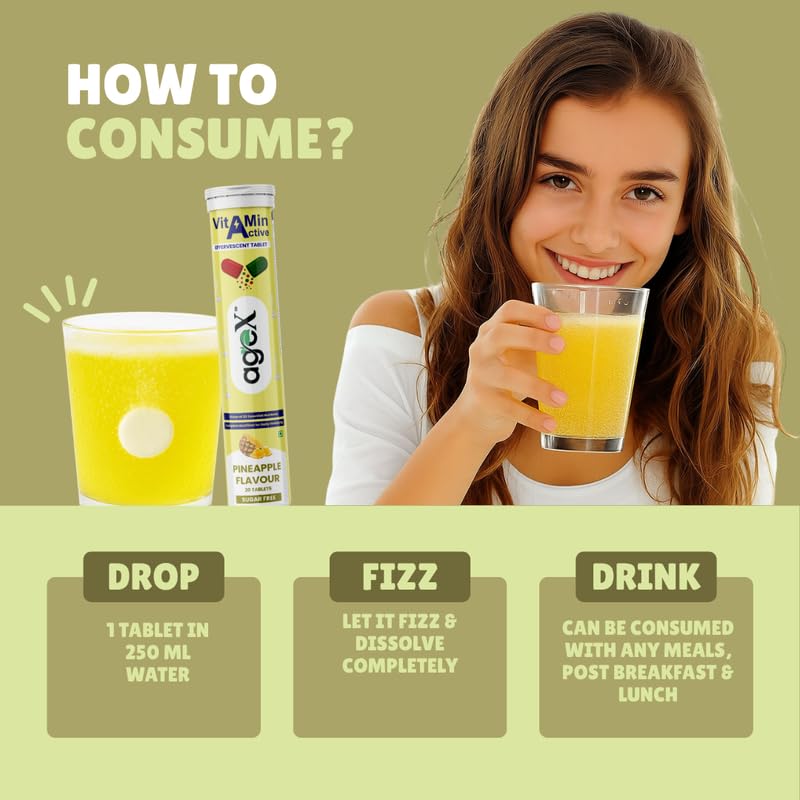 Eagex Daily Multivitamin - 21 fast -conveyed vitamins and mineral vitamin, B3, B12, zinc and iron with immunity, energy and heart health (20 exclusion tablets, delicious pineapple taste) Eagex Daily Multivitamin - 21 fast -conveyed vitamins and mineral vitamin, B3, B12, zinc and iron with immunity, energy and heart health (20 exclusion tablets, delicious pineapple taste)