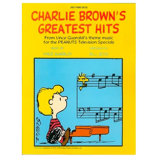 Vince Guaraldi: Charlie Brown's Greatest Hits Easy Piano Songbook | 8 Classic Peanuts Favorites for Intermediate Piano Students with Chord Names | Arranged by Bill Boyd - Iconic TV Jazz Themes