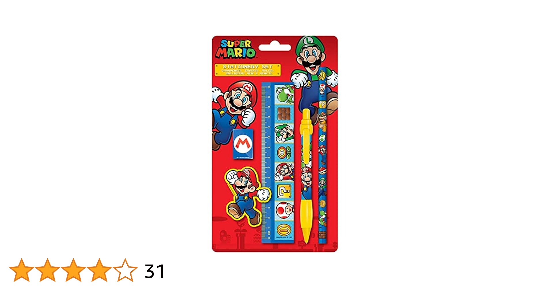 Amazon.co.jp: トイ&ゲーマー スーパーマリオ | 文房具5点セット