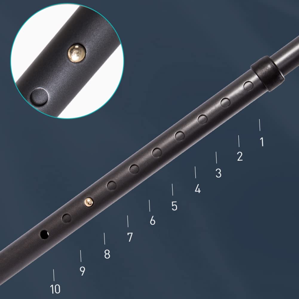 Regulowane składane kule pod pachami, przenośne kule dla dorosłych z ergonomicznymi uchwytami, aluminiowe lekkie kule dla osób starszych niepełnosprawnych, 1 para (rozmiar: 115-145 cm (3