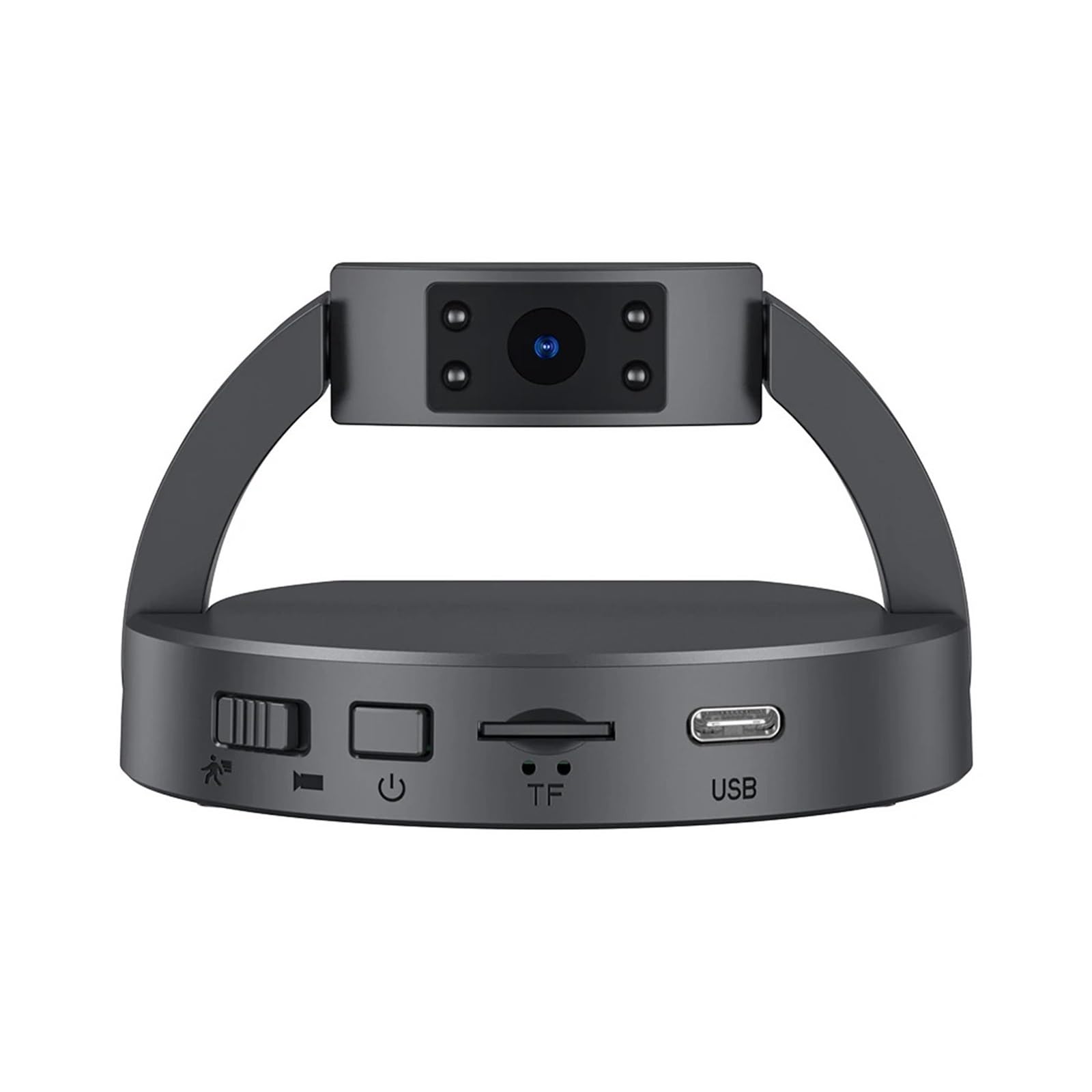 Camara Corporal, MD35 Mini cámara de Escritorio HD 1080P cámaras de Seguridad de Cuerpo Redondo visión Nocturna detección de Movimiento pequeñas videocámaras DV en Miniatura(with 32GB Card)