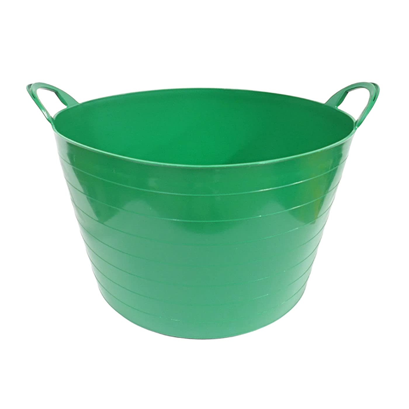 Acan Promopastor - Navicella in plastica, 42 litri, 33 x 49 cm, colore: nero Cestino, Secchio Flessibile, Contenitore Multifunzionale, Stalla, Giardino, Alimentazione Animali, Miscela, Pulizia