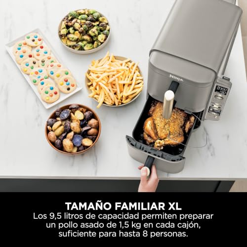 Miniatura 6 de Ninja Double Stack XL, Freidora de Aire, 9,5L, Piedra Dorada, SL451EUSD