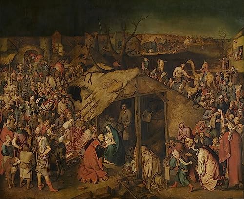 Adoration des rois Brueghel le Jeune poster toile déco inspirante 58x90