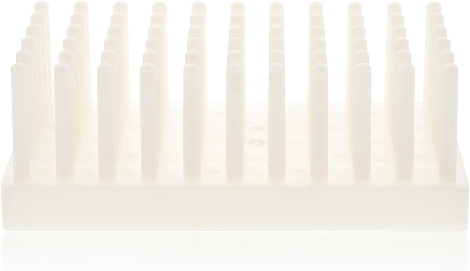 iplusmile 66 Place Test Tube Rack Pillar Test Tube Holder Labs Scientific Experiments Experimental Tools, 12-15mm
