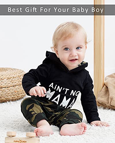 Image of NZRVAWS Newborn Baby Girl Clothes Long Sleeve Ruffle Romper Bodysuit Floral Halen Pants Bowknot Headband 3pcs