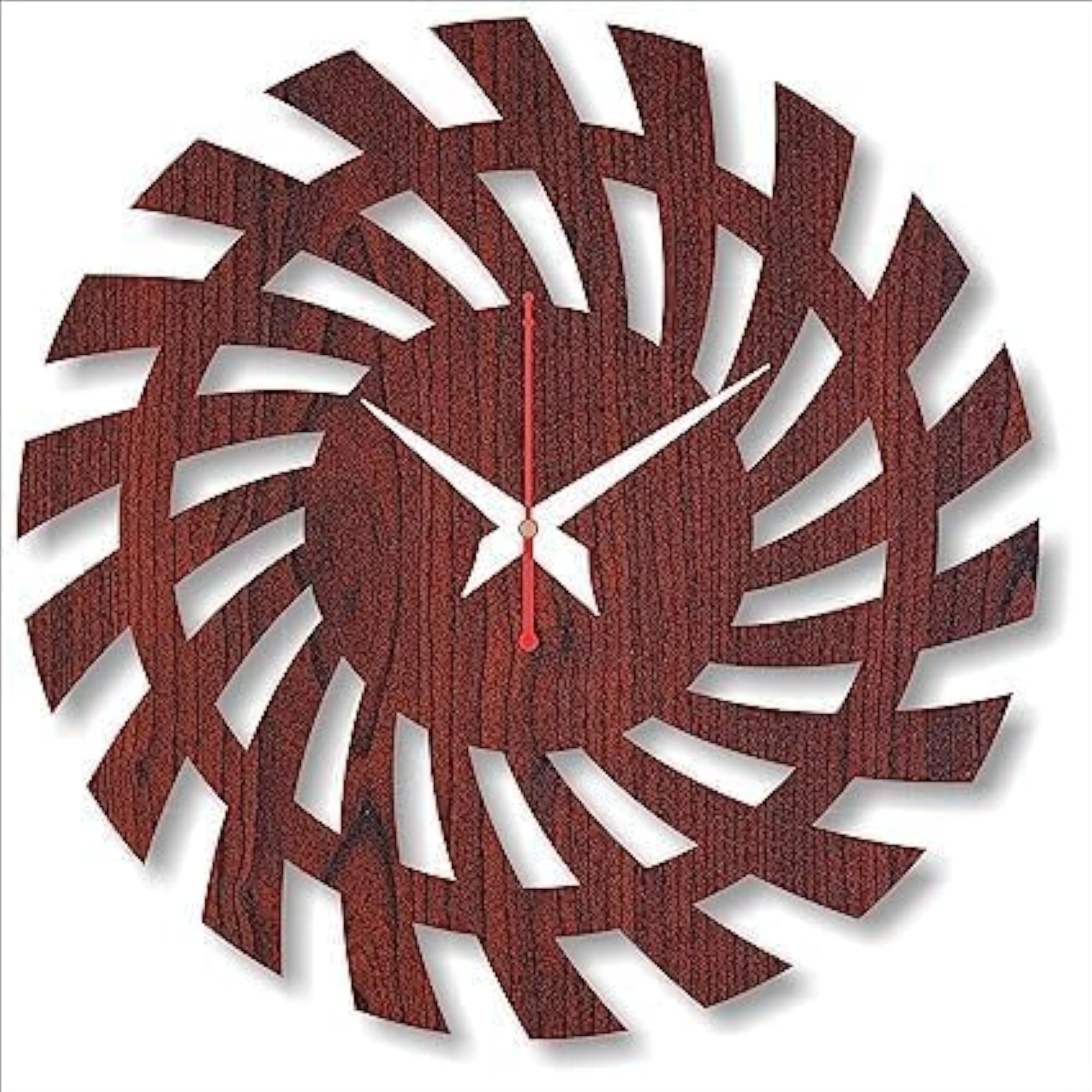 Wooden Wall Clock for Home Decor, MDF Material