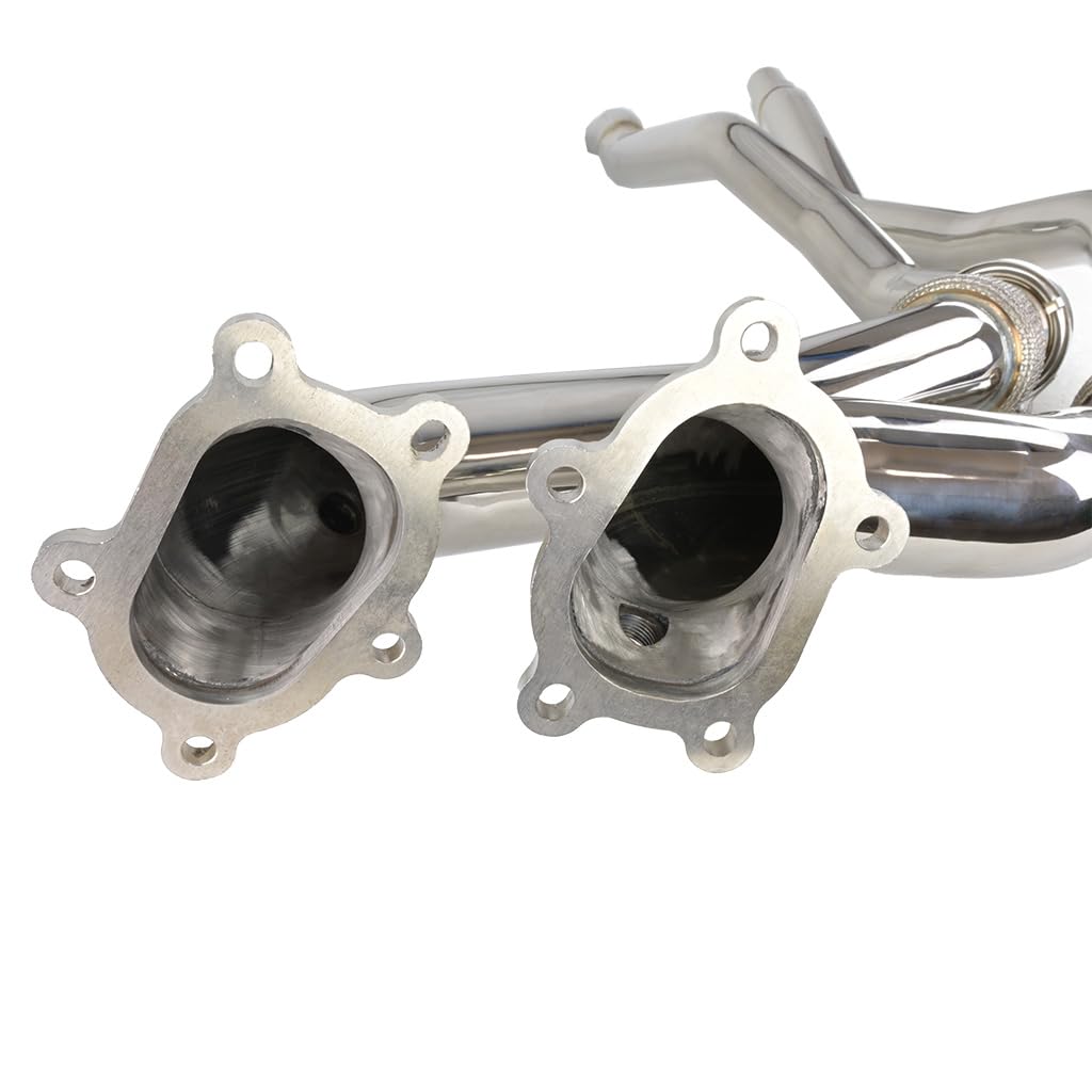 fmic.eu PERFORMANCE Downpipe per AUDI S6 S7 RS6 RS7 C7 4G 4.0 TFSI Quattro 2012-2017 tubo di scarico Acciaio inossidabile Auto Tubo Scarico