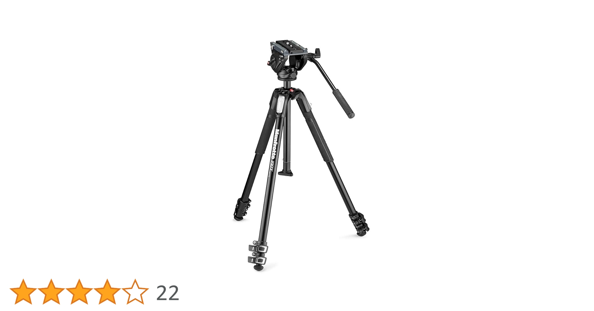 Manfrotto 190Go! + MVH400AH セット 三脚 雲台 新品)Manfrotto (マンフロット) 190go!アルミニウム4段三脚+XPRO