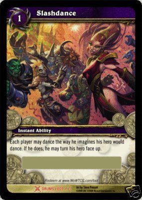 Slashdance World of Warcraft Drums of War Loot Card [Toy]