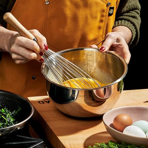 HexClad 19-Piece Set - 3-Piece Mixing Bowl Set, Nonstick 6-Piece Pot Set with Lids, 6-Piece Fry Pan Set with Lids, 14-Inch Wok with Lid & 2 Silicone Trivets - Image 3