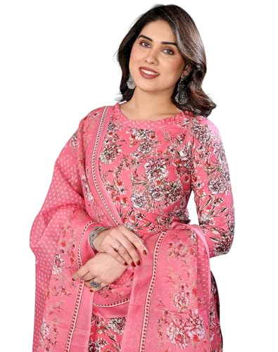 Image of Priyashi Women Unstiched Crepe dress materials | Crepe Salwar Suit for women with dupatta | suit material for women unstitched