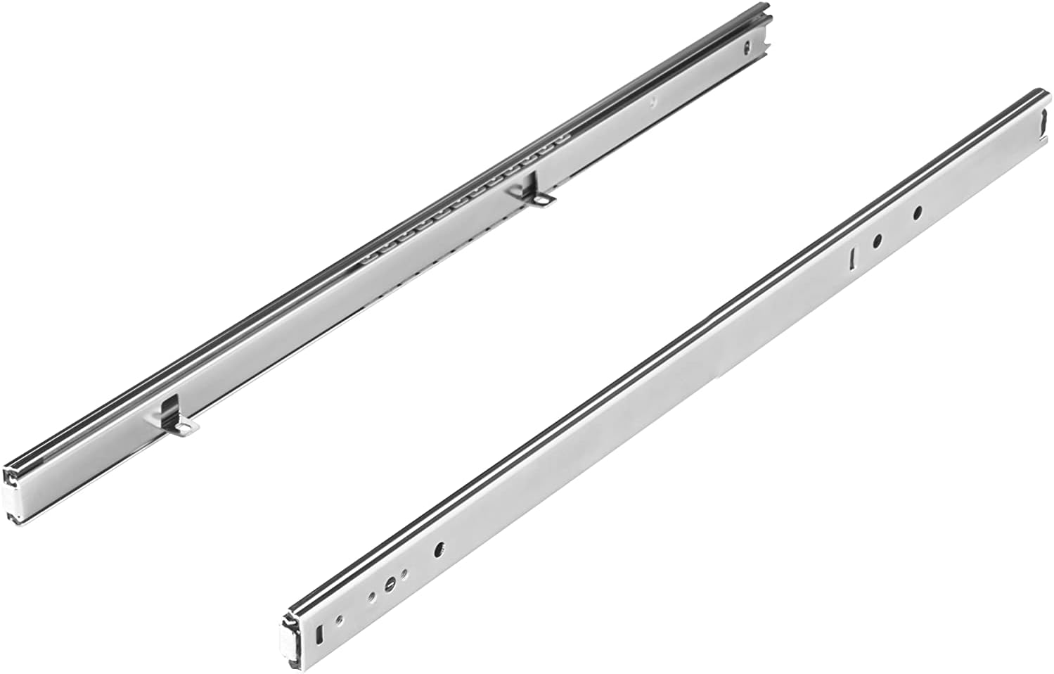 FIX&EASY Coulisses 27mm pour plateau et plateau coulissante, glissières