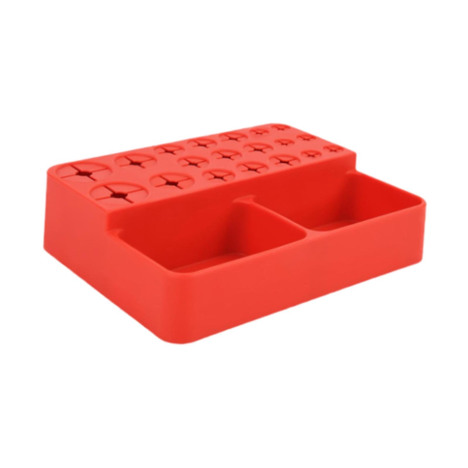 BNF® Makeup Brush Holder 21 Slot Counter Organizer for Bathroom Vanity Paintbrush Red|Home & Garden |Household Supplies & Cleaning|Home Organization|Storage Boxes