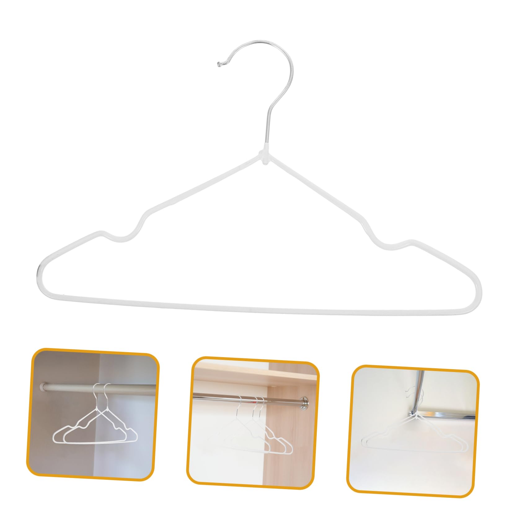 OUNONA 20pcs Children Hanger Hangers Clothes Hangers for Closet Hangers for Child Hangers for Clothes Hangers Hangers for Closet Clothes Hanger Kid Hangers