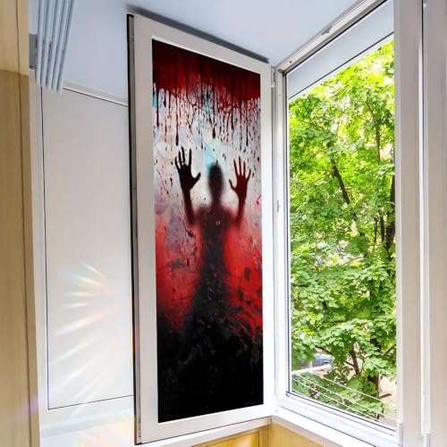 Adhesivo para ventana decoración Halloween 17.3x39.3 pulg miniatura 6